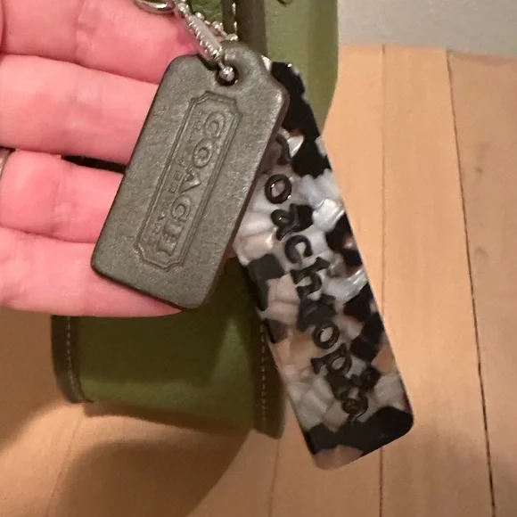 NWOT Coachtopia Ergo Bag in Pebbled Leather - Pale Lime Green - Picture 4 of 13